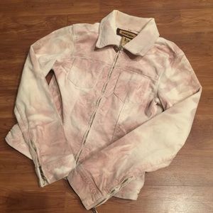 Light pink/cream Bebe jacket, sz small